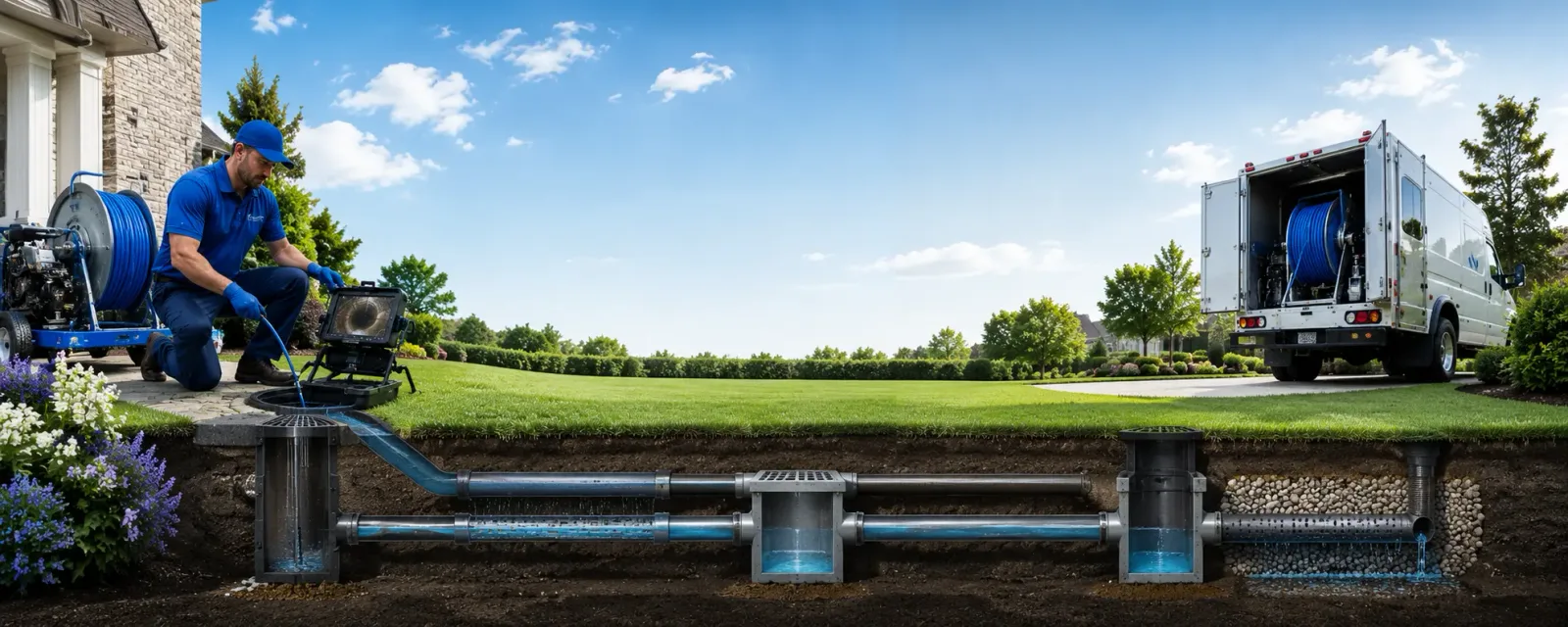 Outdoor drain cleaning information for La Grange, IL